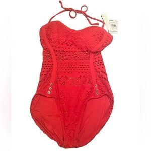 Robin Piccone Crochet Swimsuit